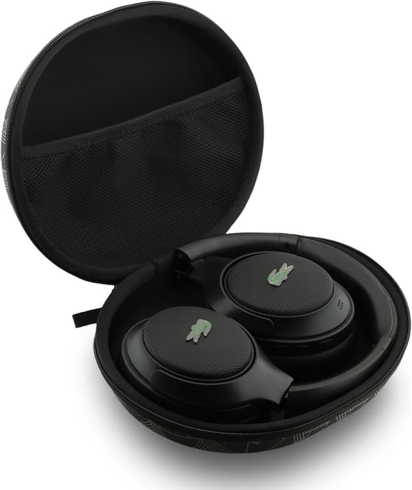 LACOSTE Petit Pique ANC On-Ear Hovedtelefoner Sort
