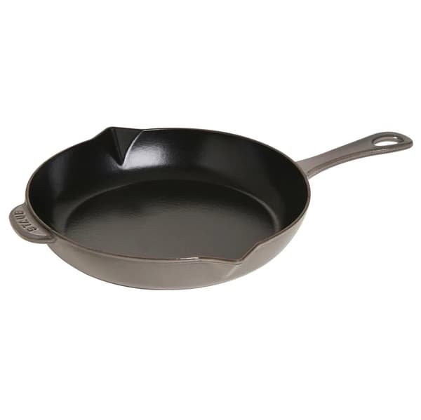 STAUB Stegepande 26 cm grafitgrå - støbejernspande