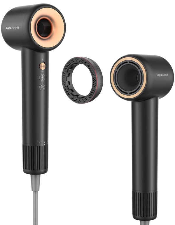 COSHARE SuperFlow1 Pro Hårtørrer Sort 1600W