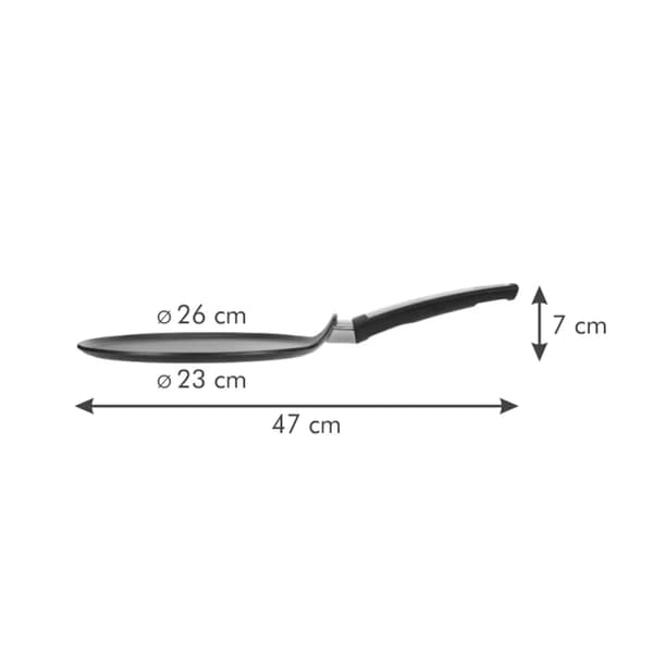 TESCOMA i-Premium 26 cm sort - non-stick pandekagepande