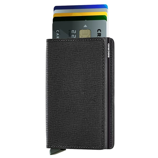 Liten RFID-plånbok Slimwallet Secrid - crisple black
