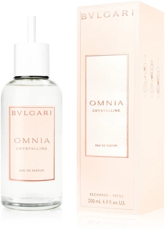 Parfymvatten refill för kvinnor BVLGARI Omnia Crystalline 200 ml Refill