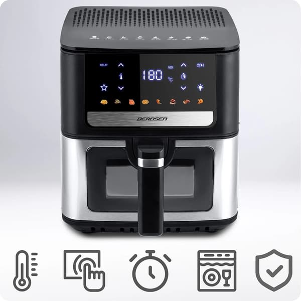 Airfryer BERDSEN BD-655 6.5l 8 automatiske programmer