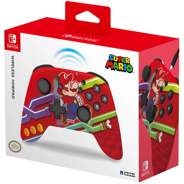Hori Wireless HORIPAD Super Mario Controller til Nintendo Switch Trådløs