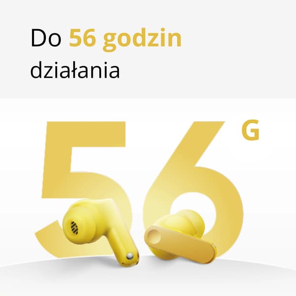 realme Buds T500 Pro In-ear trådløse hovedtelefoner Bluetooth 6.1 Sort
