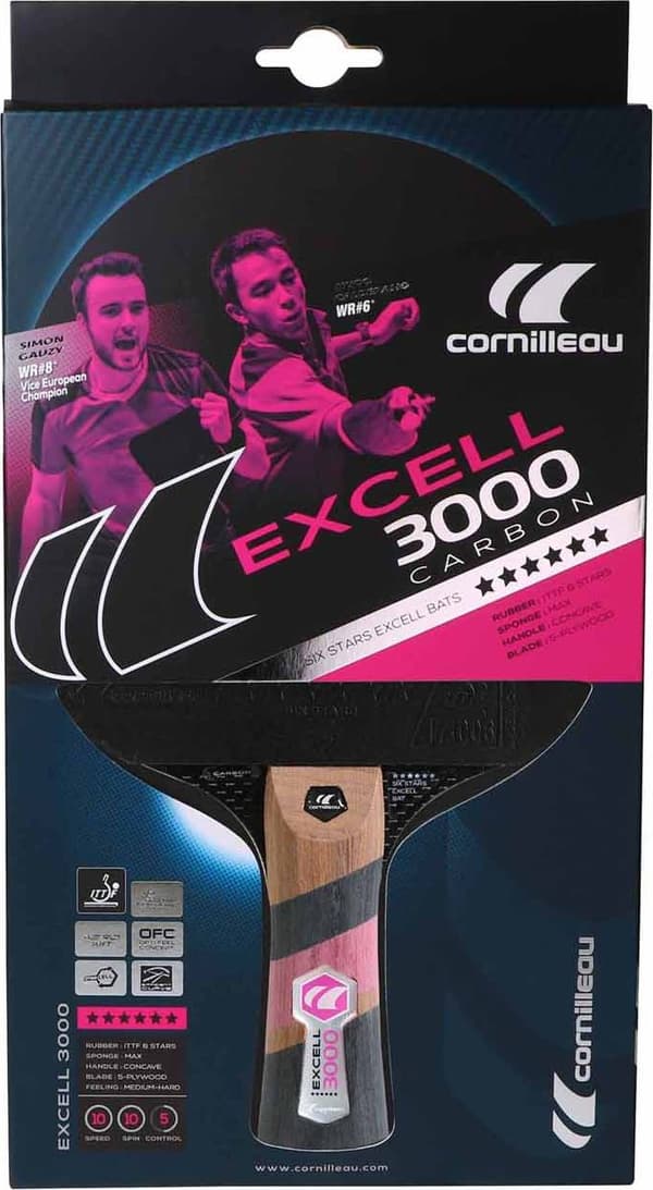 Cornilleau Bordtennisbat Excell Carbon 3000