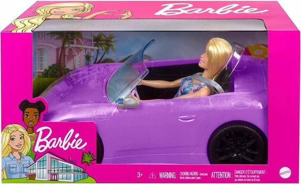 Barbie-docka och lila Cabriolet HBY29