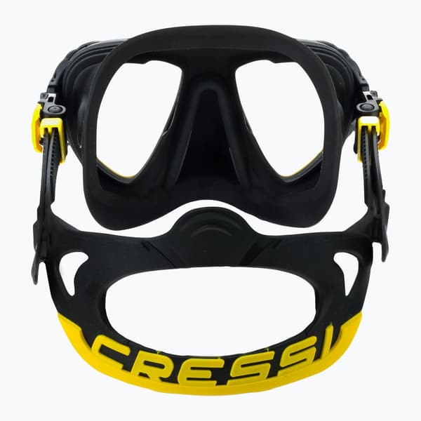 Cressi Quantum dykmask svart/gul