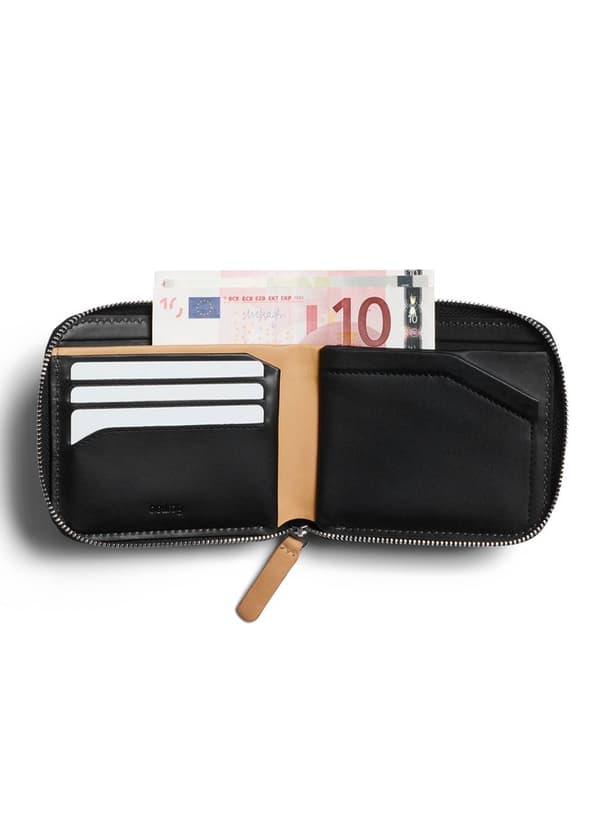 Bellroy Zip Wallet RFID læderpung - sort