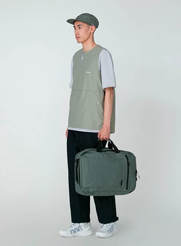 Snow Peak Everyday Use 3Way Business Bag - harmaa