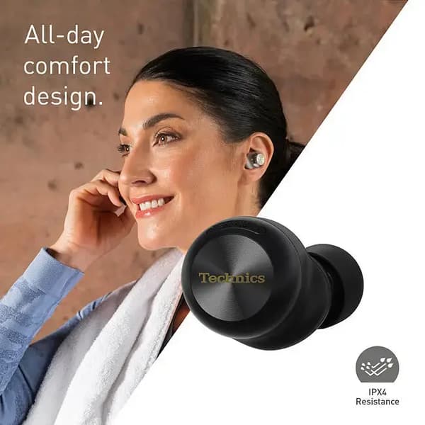 Trådløse hovedtelefoner Technics EAH-AZ100E-K In-ear Bluetooth 5.3 Sort
