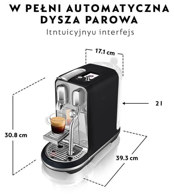 Sage Nespresso Creatista Plus SNE800BTR kaffemaskine