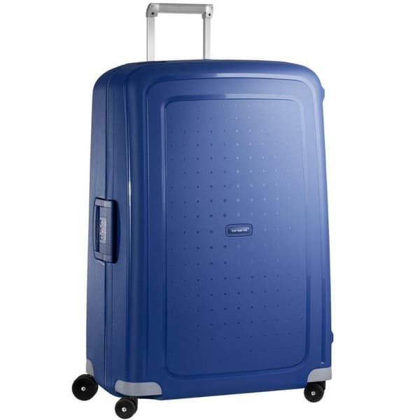 Stor resväska XL Samsonite S'Cure - mörkblå