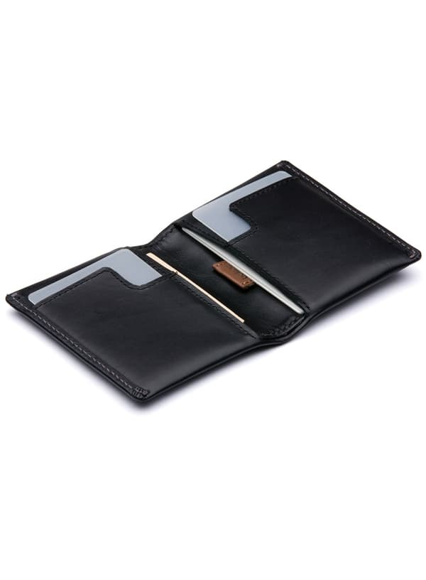 Bellroy Slim Sleeve läderplånbok - svart