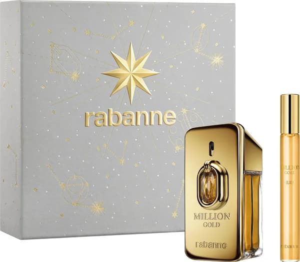Gavesæt til mænd Rabanne Million Gold Elixir