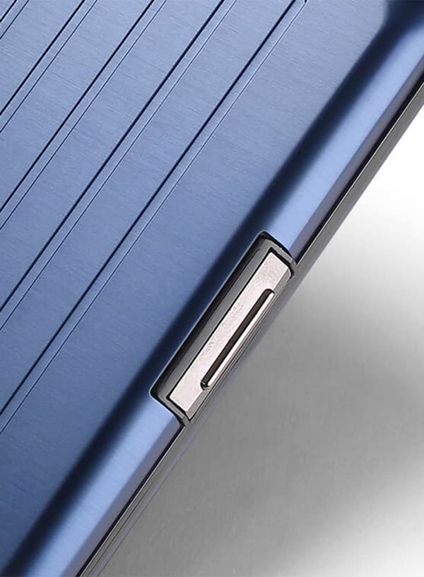 RFID-plånbok för kort Ogon Designs Smart Case V2 Large - marinblå