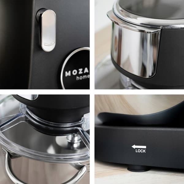 MOZANO Kitchen Advanced 3200 W Svart köksmaskin