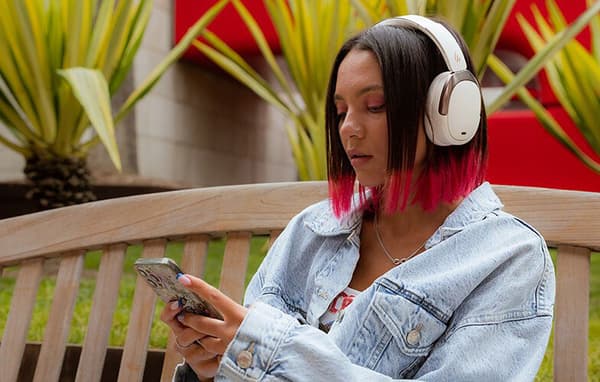 EDIFIER WH950NB V25 ANC Over-Ear Hörlurar Beige