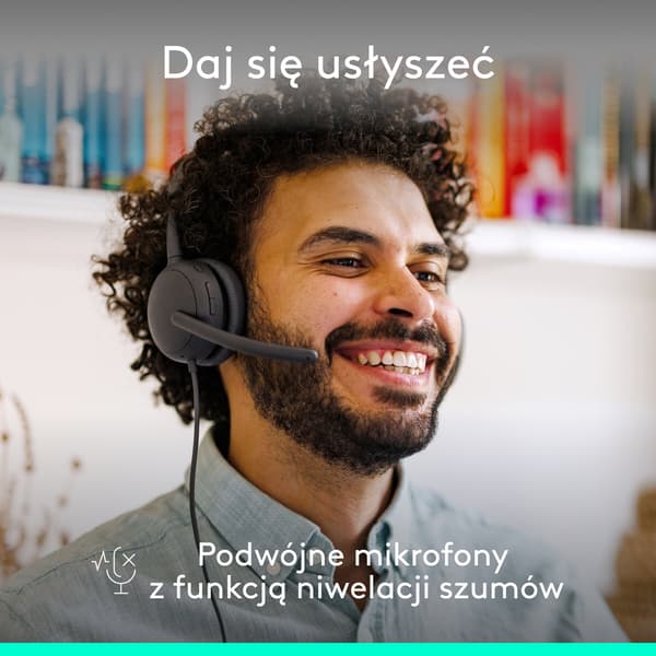 LOGITECH Zone Wired 2 Trådbundna Hörlurar, On-Ear, ANC Grafit