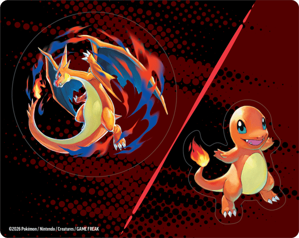 Pokémon TCG: Ascended Heroes - Tech Sticker - Charmander / Mega Charizard Y