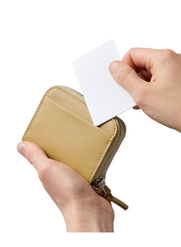 Bellroy Folio Piccolo nahkainen taskulompakko - sinappi