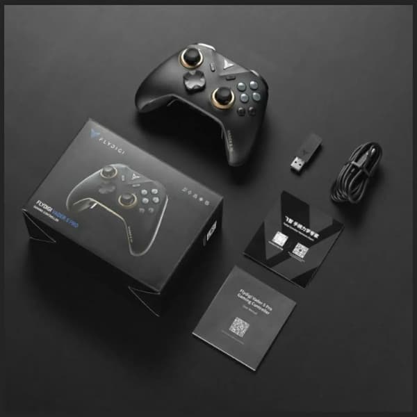 Flydigi VADER 5 PRO Controller til PC, Nintendo Switch, Android, iOS Trådløs/Kablet Sort