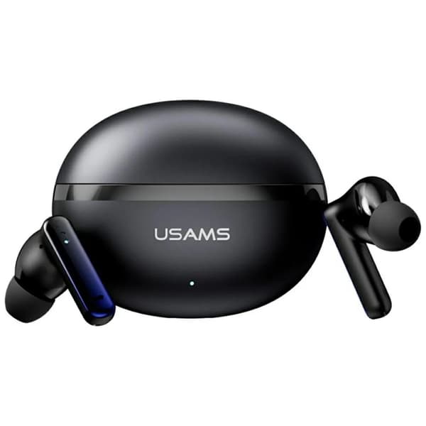 USAMS Echo E02 TWS ANC+ENC Trådløse In-Ear Hovedtelefoner Bluetooth 5.3 Sort