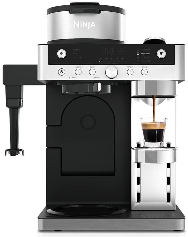 NINJA Shark CFN803EU kaffemaskine Sort-stål