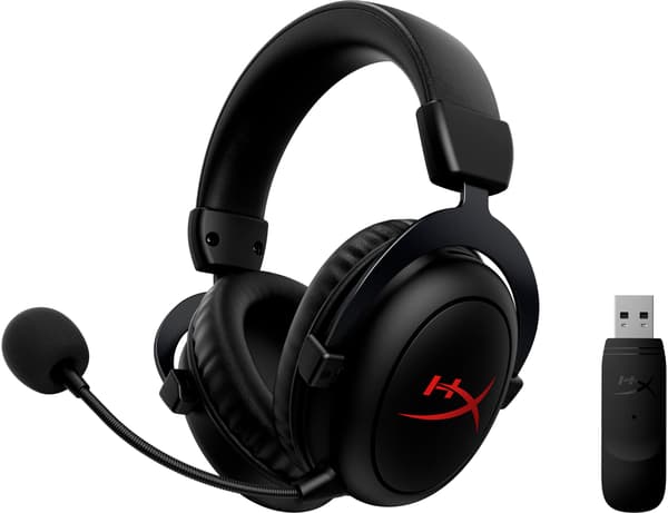 HYPERX Cloud II Core trådlösa hörlurar, Over-ear, Surroundljud