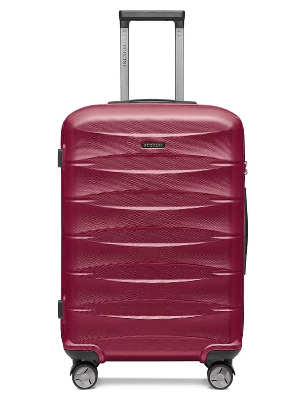 Puccini Cairo mellemstor kuffert - bordeaux