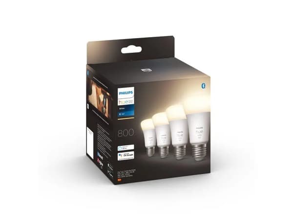Philips Hue White E27 LED-lampa 4-pack