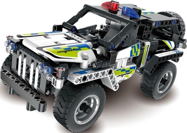IM.MASTER Pull Back politibil i plastikklodser IM5805