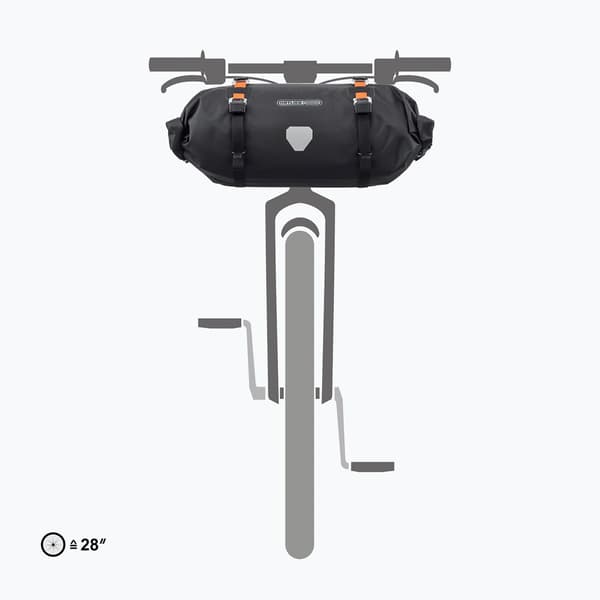 ORTLIEB Handlebar-Pack Flex 9 l sort mat cykeltaske til styr