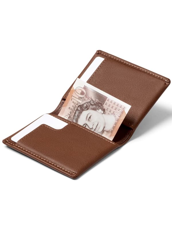 Bellroy Slim Sleeve läderplånbok - hazelnut