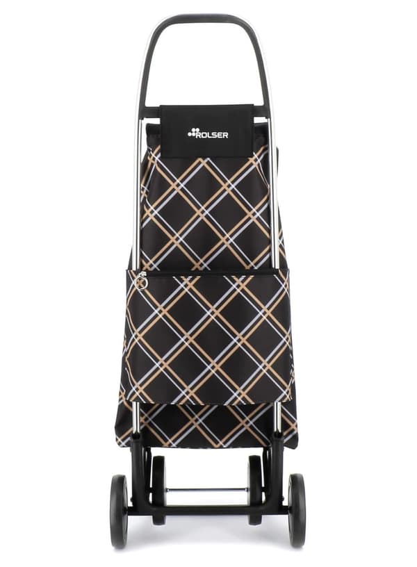 Tohjulet sammenklappelig indkøbstaske Rolser I-Max Chiara 2L - sort