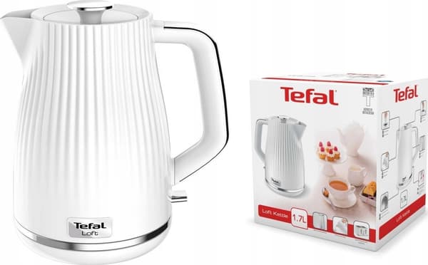 Tefal Loft KO250130 Kedel Hvid