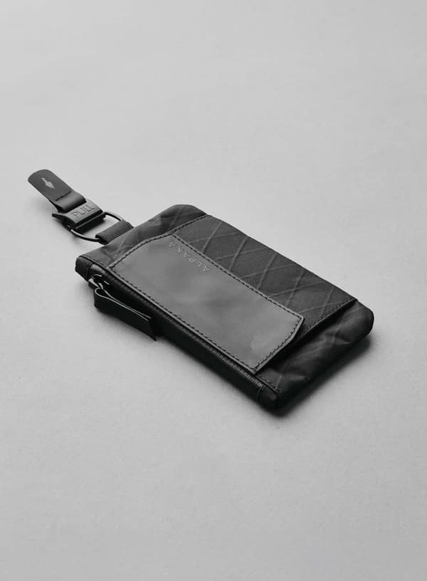 Alpaka Zip Pouch Coin pung - sort