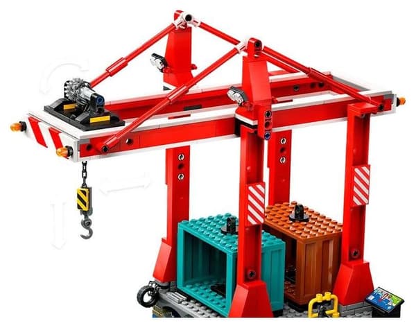 LEGO City 60422 Kysthavn med fragtskib