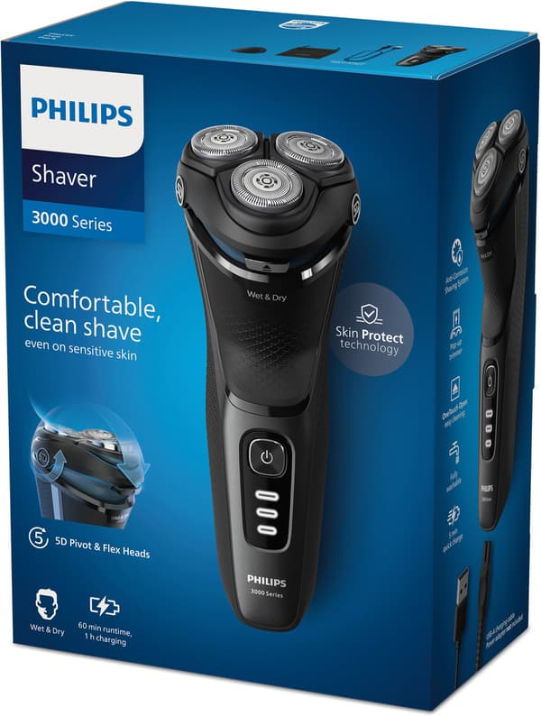 PHILIPS S3244/12 Våd- og tørbarbermaskine