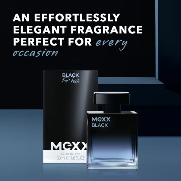 Mexx Black Eau de Toilette til mænd, 30 ml 50 ml