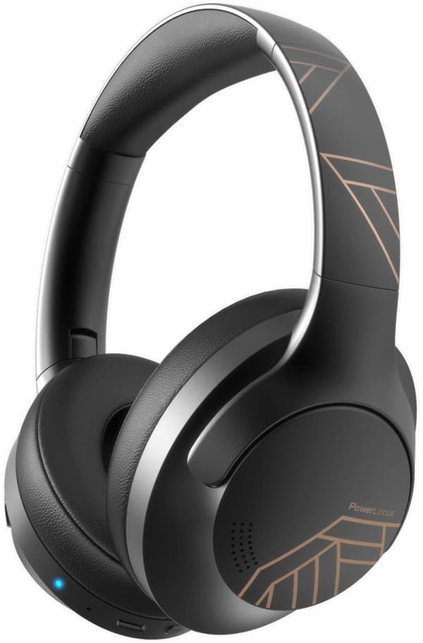 POWERLOCUS P3 On-ear hovedtelefoner Sort-guld