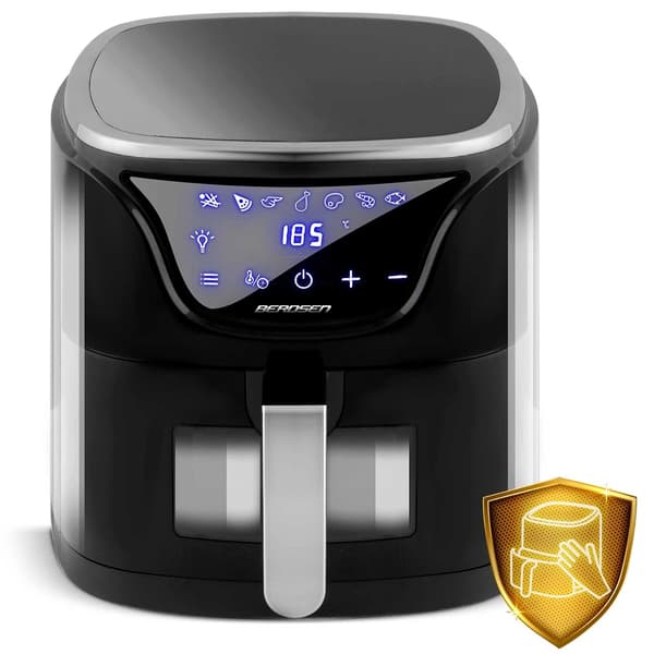 BERDSEN BD-652 5L Airfryer Sort-sølv