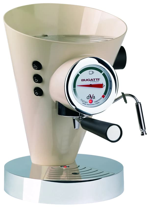 BUGATTI Diva 1050 W creme - espressomaskine