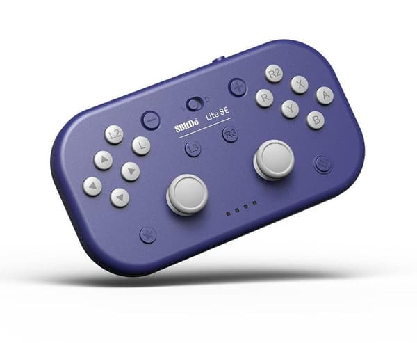 8BitDo Lite SE-controller til Nintendo Switch, Android, iOS - trådløs - lilla