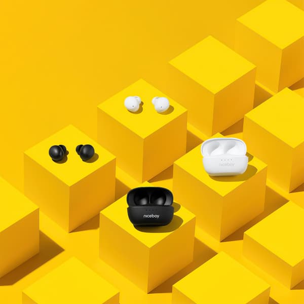 NICEBOY Podsie 4 Pop In-ear hovedtelefoner Sort