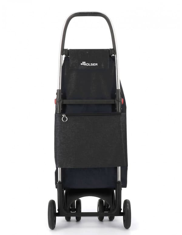 Indkøbstaske foldbar Rolser I-MAX TWEED - sort