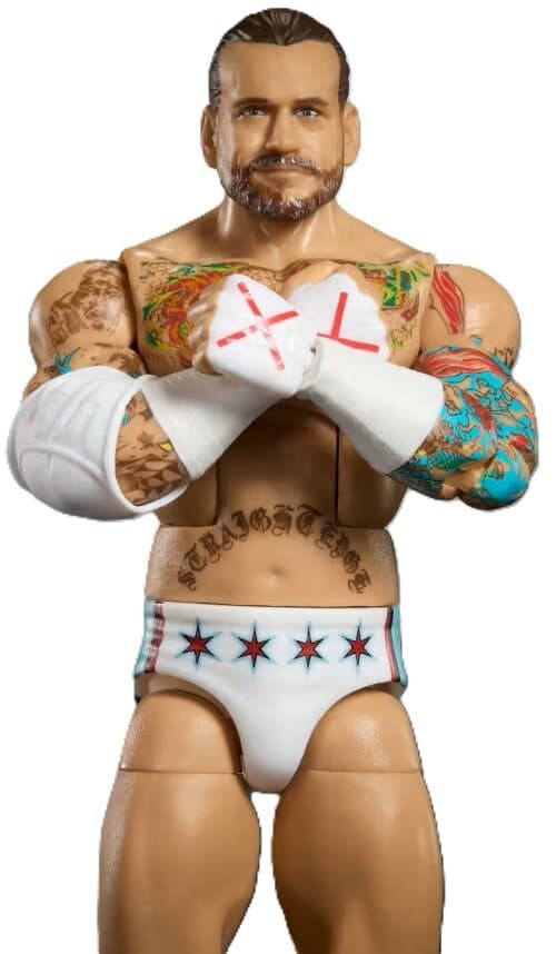 MATTEL WWE Elite CM Punk JHT46 -toimintahahmo
