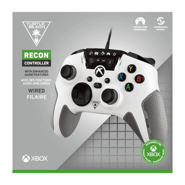 Turtle Beach Recon Controller -peliohjain Xboxille, valkoinen