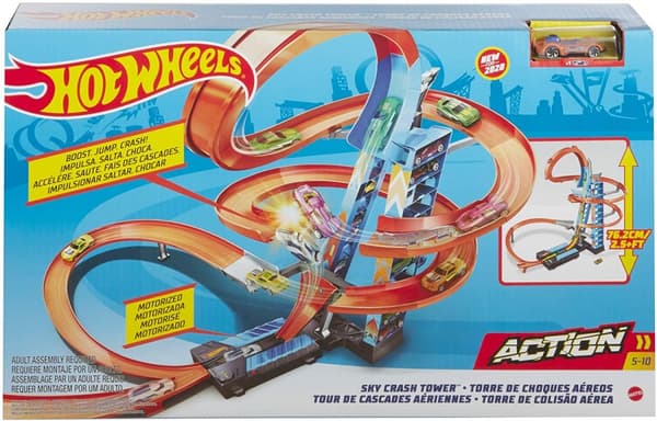 Hot Wheels Sky Crash Tower -leikkisetti