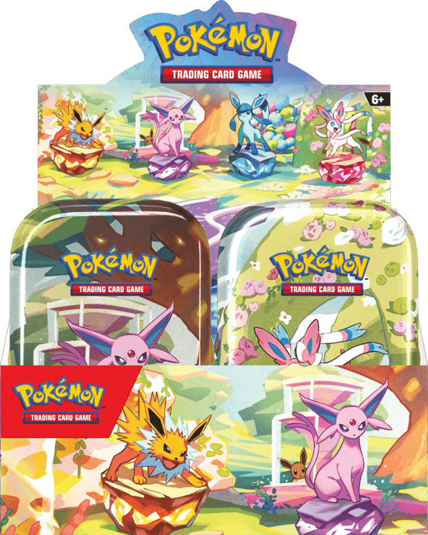 Pokemon TCG: Prismatic Evolutions Mini Tin - DISPLAY